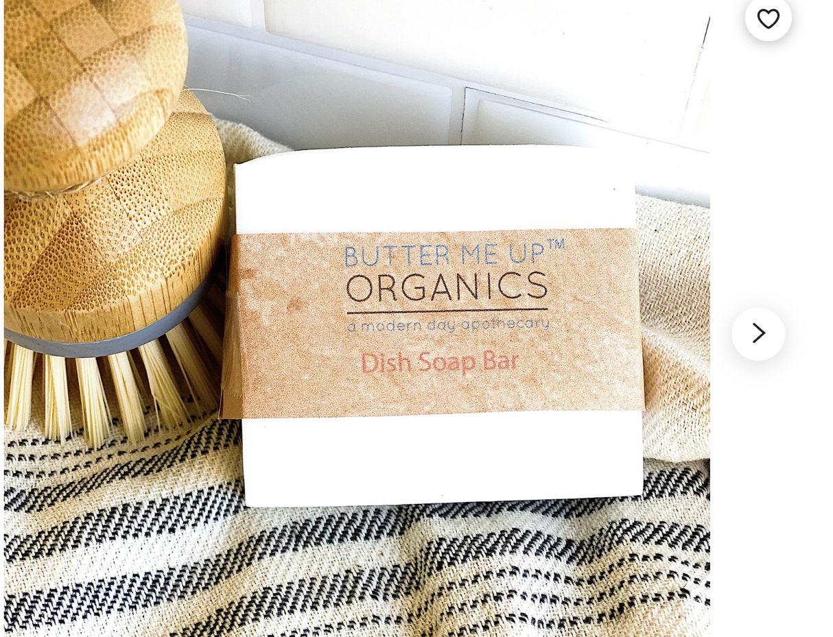 Organic Solid Dish Soap / Solid Dish Bar / Organic Dish Soap from Butter Me Up Organics
