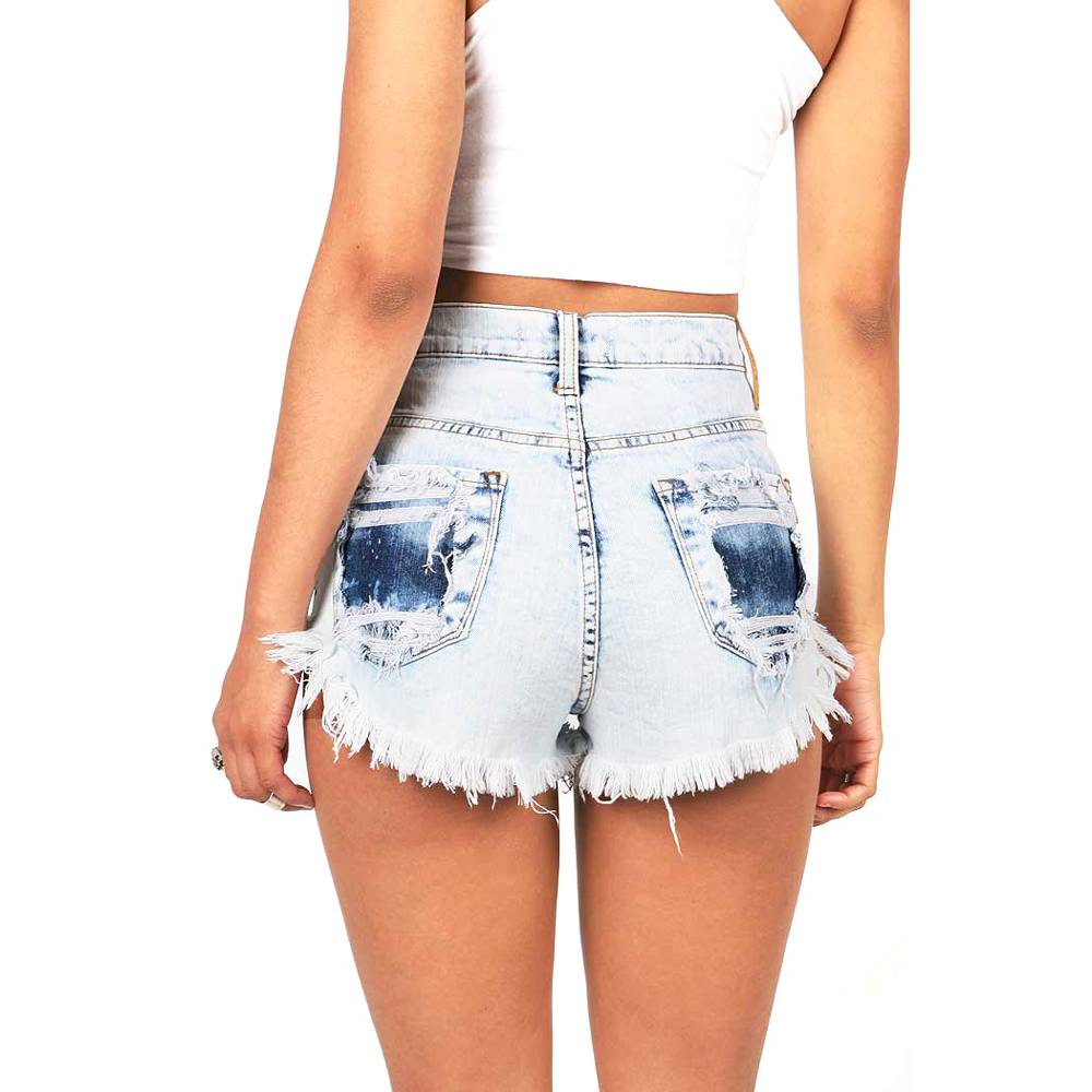 Distressed Denim Shorts From Kawaii Stop