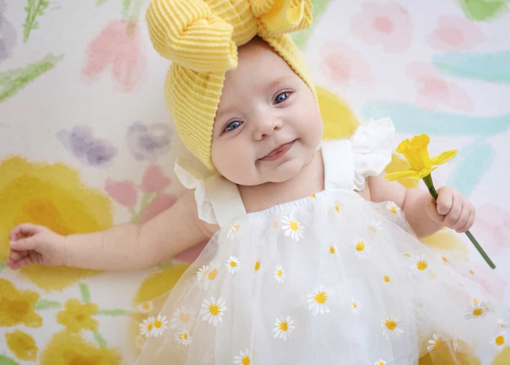Dixie Dress Romper - Pickin' Daisies from Bailey's Blossoms