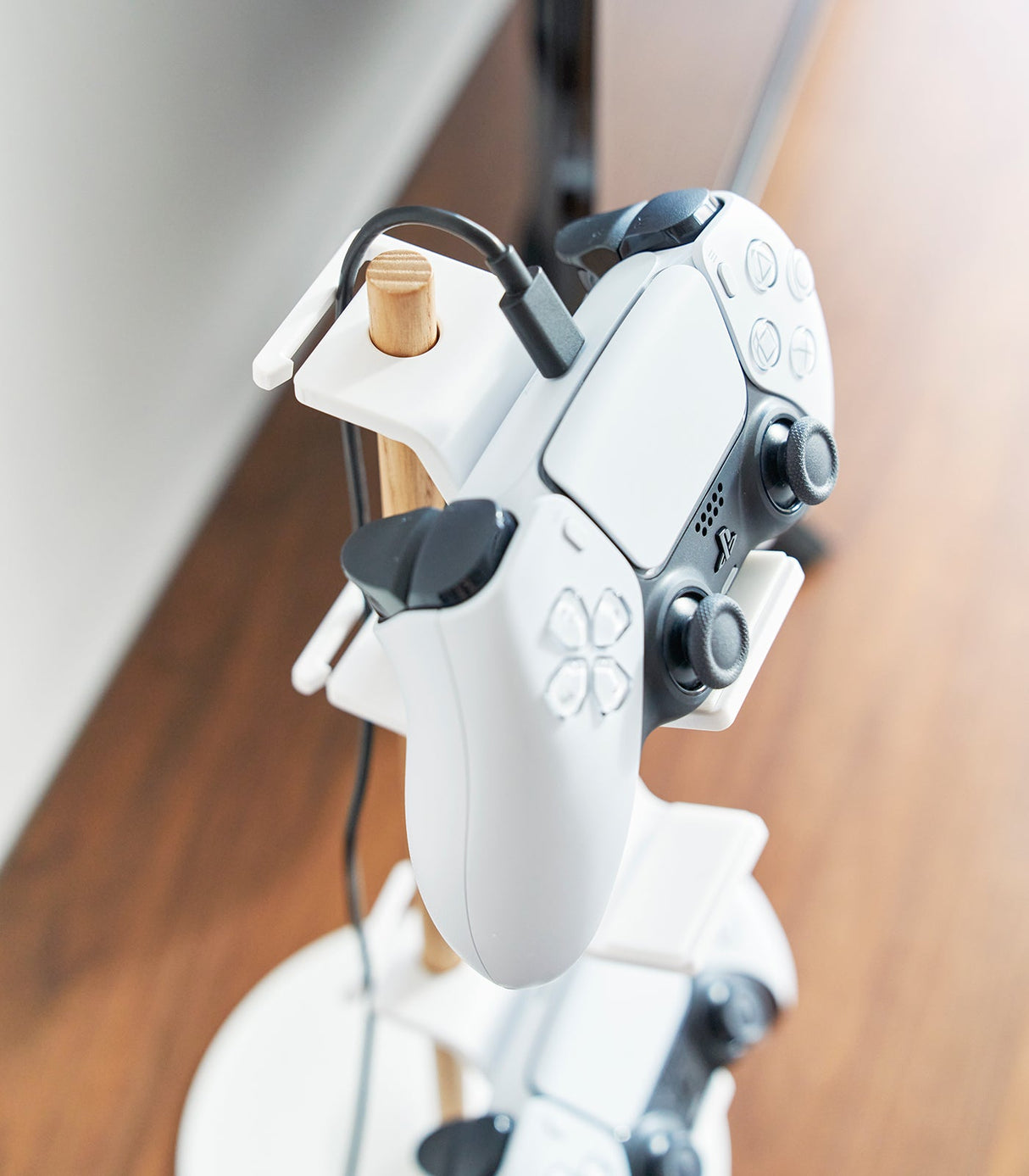 Controller Stand - Steel + Wood from Yamazaki Home
