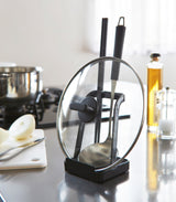 Lid & Ladle Stand - Steel from Yamazaki Home