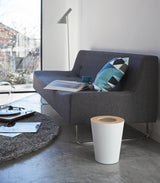Trash Can - Two Styles - Steel + Wood from Yamazaki Home