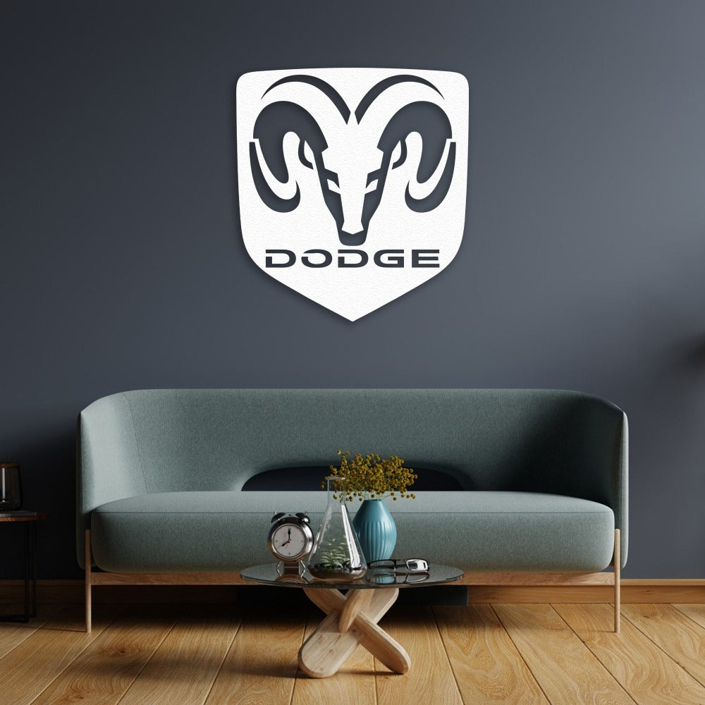 Dodge Metal Car Logo from VITAHOME DESIGN LLC