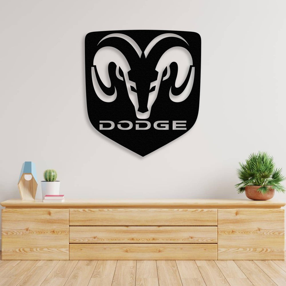 Dodge Metal Car Logo from VITAHOME DESIGN LLC