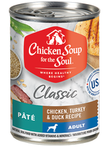 Chicken Soup Adult Chicken, Turkey and Duck Wet Dog Can (13oz) from The Family Pet