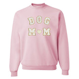 Dog Mom Letter Patch Crewneck Sweatshirt from United Monograms