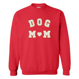 Dog Mom Letter Patch Crewneck Sweatshirt from United Monograms