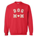 Dog Mom Letter Patch Crewneck Sweatshirt from United Monograms