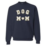 Dog Mom Letter Patch Crewneck Sweatshirt from United Monograms