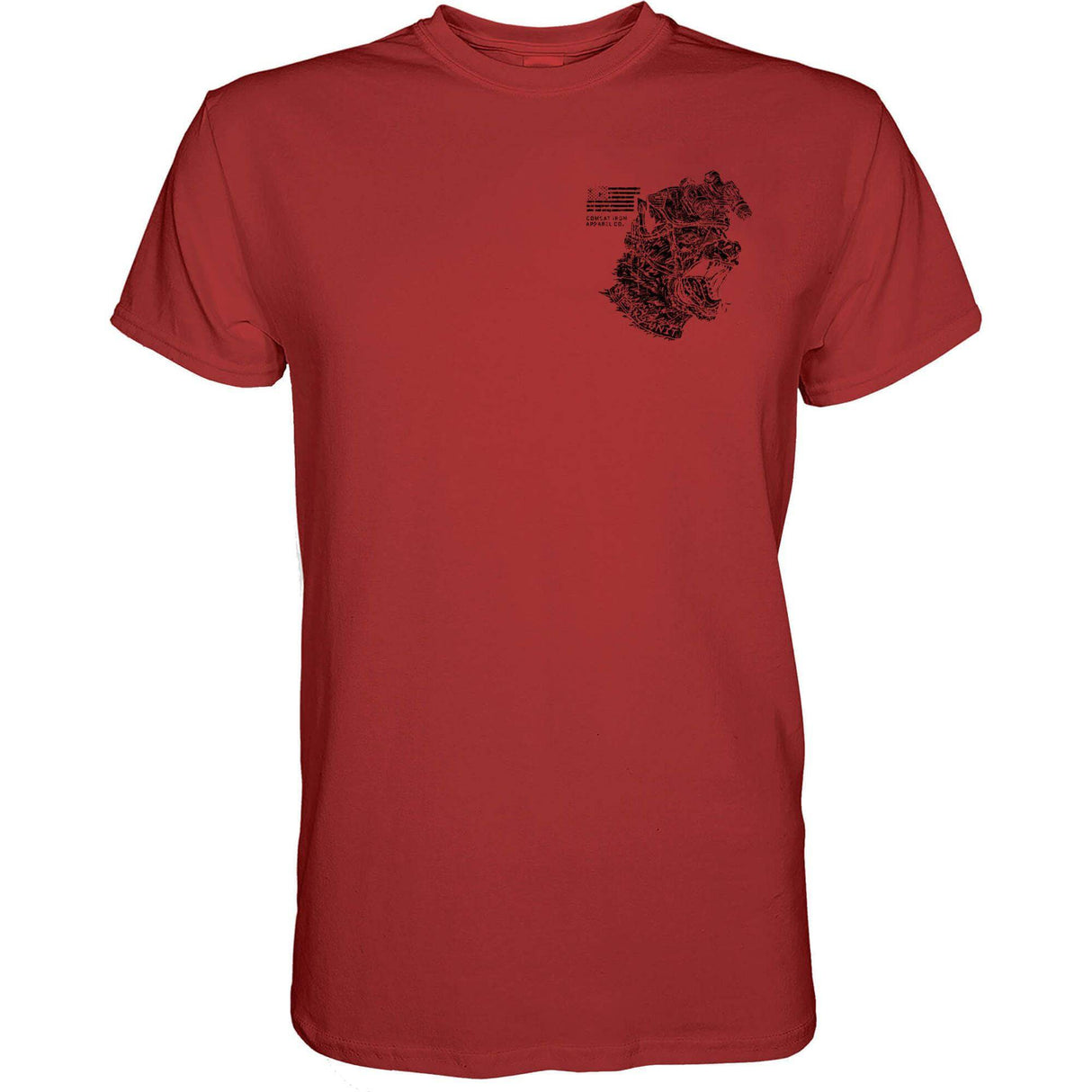Four Legged Professional K9 Dog Training Men's T-Shirt From Combat Iron Apparel