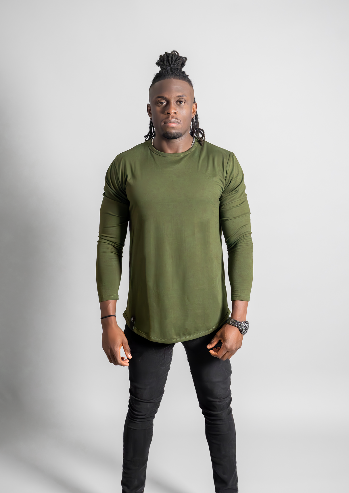 L/S Curved Hem from Ten/10 Apparel
