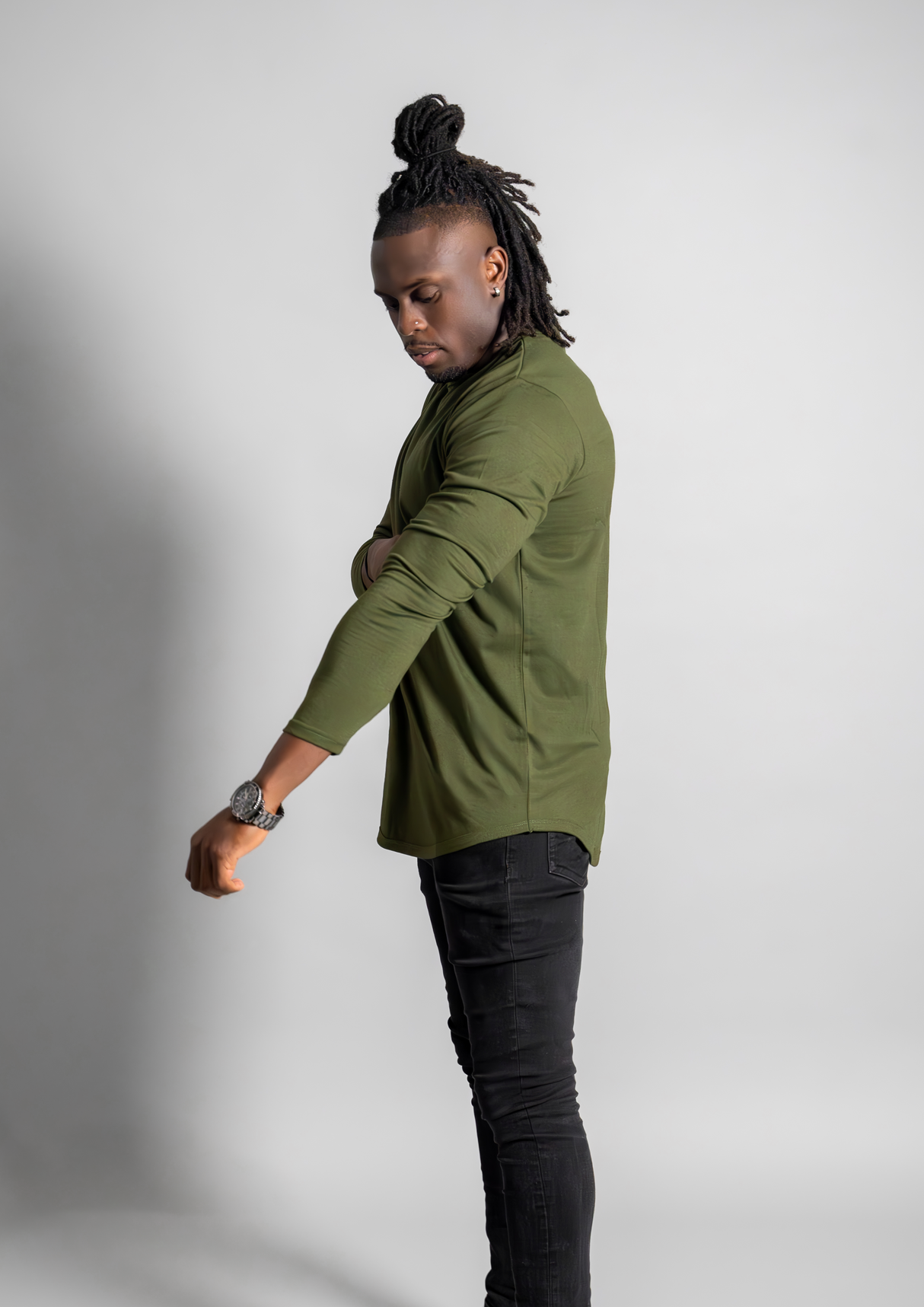 L/S Curved Hem from Ten/10 Apparel