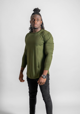 L/S Curved Hem from Ten/10 Apparel