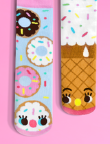 KIDS DONUT & ICE CREAM NO SLIP SOCKS from Pals Socks
