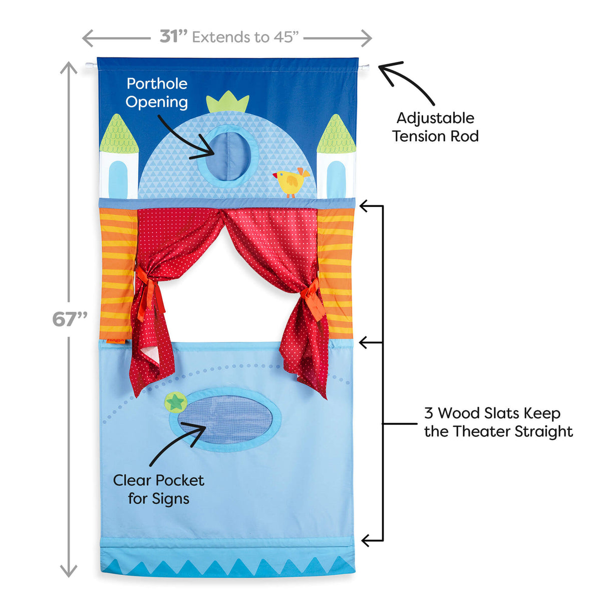 Hanging Doorway Puppet Theater from HABA USA