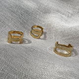 Geo Stripe Bombshell Ring from SLATE + SALT