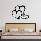 Personalizable Gift Double Heart from VITAHOME DESIGN LLC
