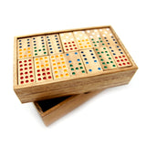 Wooden Double 9 Dominoes set from Kubiya Games