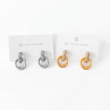 Double Hoop Diamond Earrings - WATERPROOF from Pretty Simple