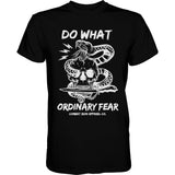 DO WHAT ORDINARY FEAR Snake & Skull Men's T-shirt From Combat Iron Apparel