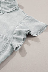 3/4 Sleeve Denim Dress from MsDressly