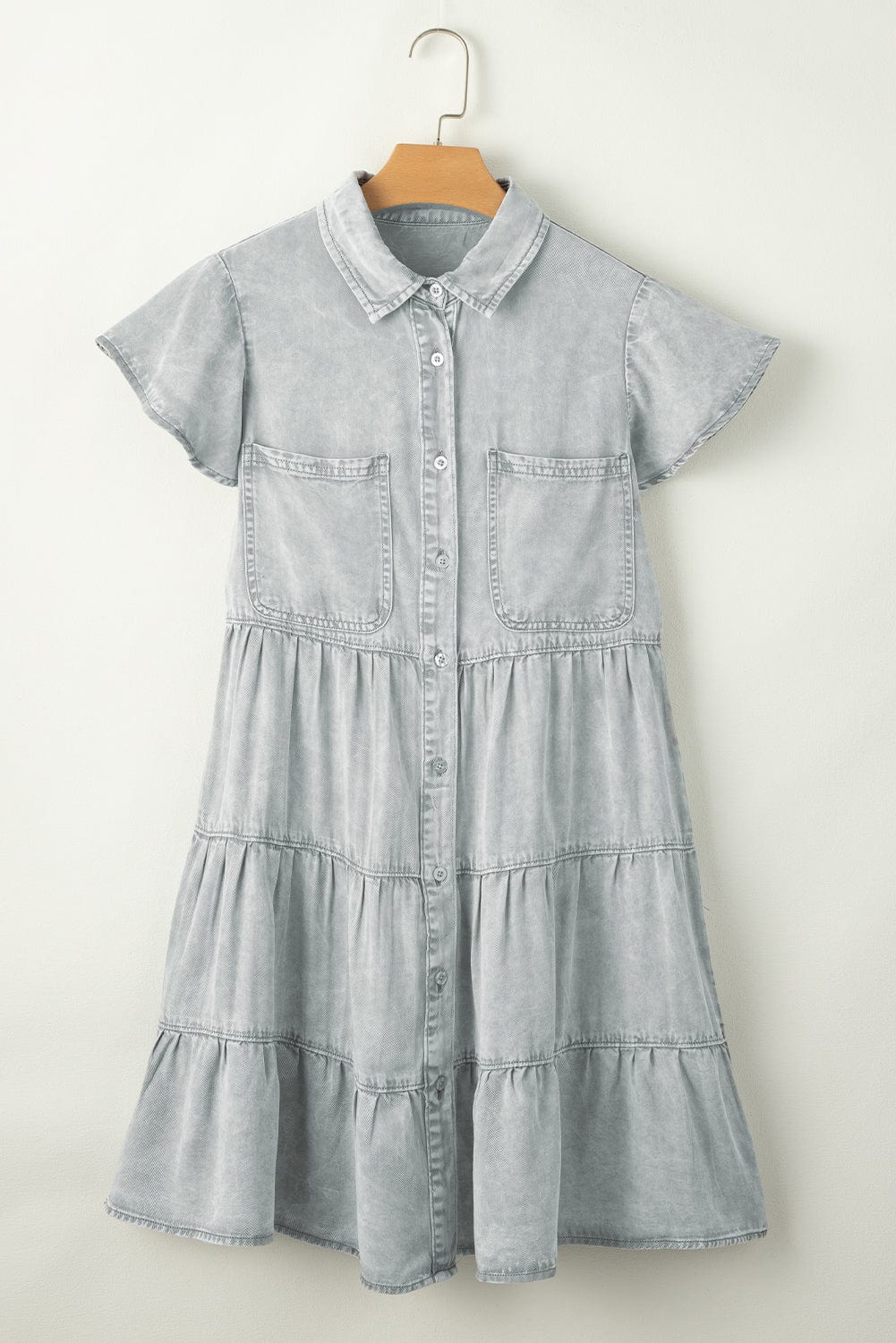 3/4 Sleeve Denim Dress from MsDressly
