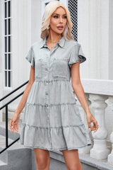 3/4 Sleeve Denim Dress from MsDressly