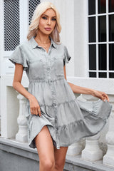 3/4 Sleeve Denim Dress from MsDressly
