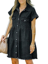 3/4 Sleeve Denim Dress from MsDressly