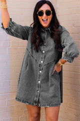 3/4 Sleeve Denim Dress from MsDressly