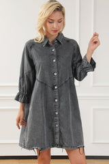 3/4 Sleeve Denim Dress from MsDressly