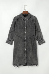 3/4 Sleeve Denim Dress from MsDressly