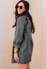 3/4 Sleeve Denim Dress from MsDressly