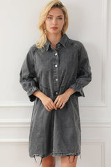 3/4 Sleeve Denim Dress from MsDressly