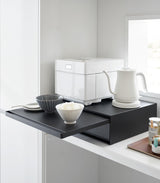 Countertop Drawer with Pull-Out Shelf - Steel from Yamazaki Home