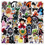 Dragon Ball Stickers - 50/100pcs - Son Goku Cartoon Decals from Kawaii Stop