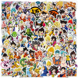 Dragon Ball Stickers - 50/100pcs - Son Goku Cartoon Decals from Kawaii Stop
