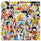 Dragon Ball Stickers - 50/100pcs - Son Goku Cartoon Decals from Kawaii Stop