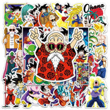 Dragon Ball Stickers - 50/100pcs - Son Goku Cartoon Decals from Kawaii Stop