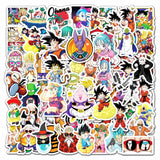 Dragon Ball Stickers - 50/100pcs - Son Goku Cartoon Decals from Kawaii Stop