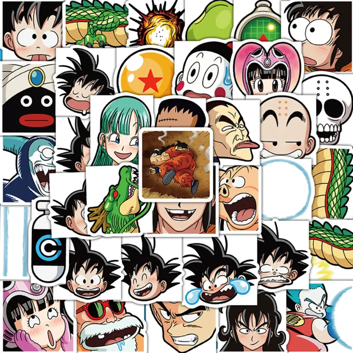 Dragon Ball Stickers - 50/100pcs - Son Goku Cartoon Decals from Kawaii Stop