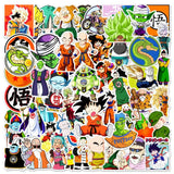 Dragon Ball Stickers - 50/100pcs - Son Goku Cartoon Decals from Kawaii Stop