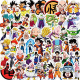 Dragon Ball Stickers - 50/100pcs - Son Goku Cartoon Decals from Kawaii Stop