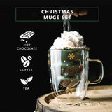 Christmas Tree Mugs from Dragon Glassware