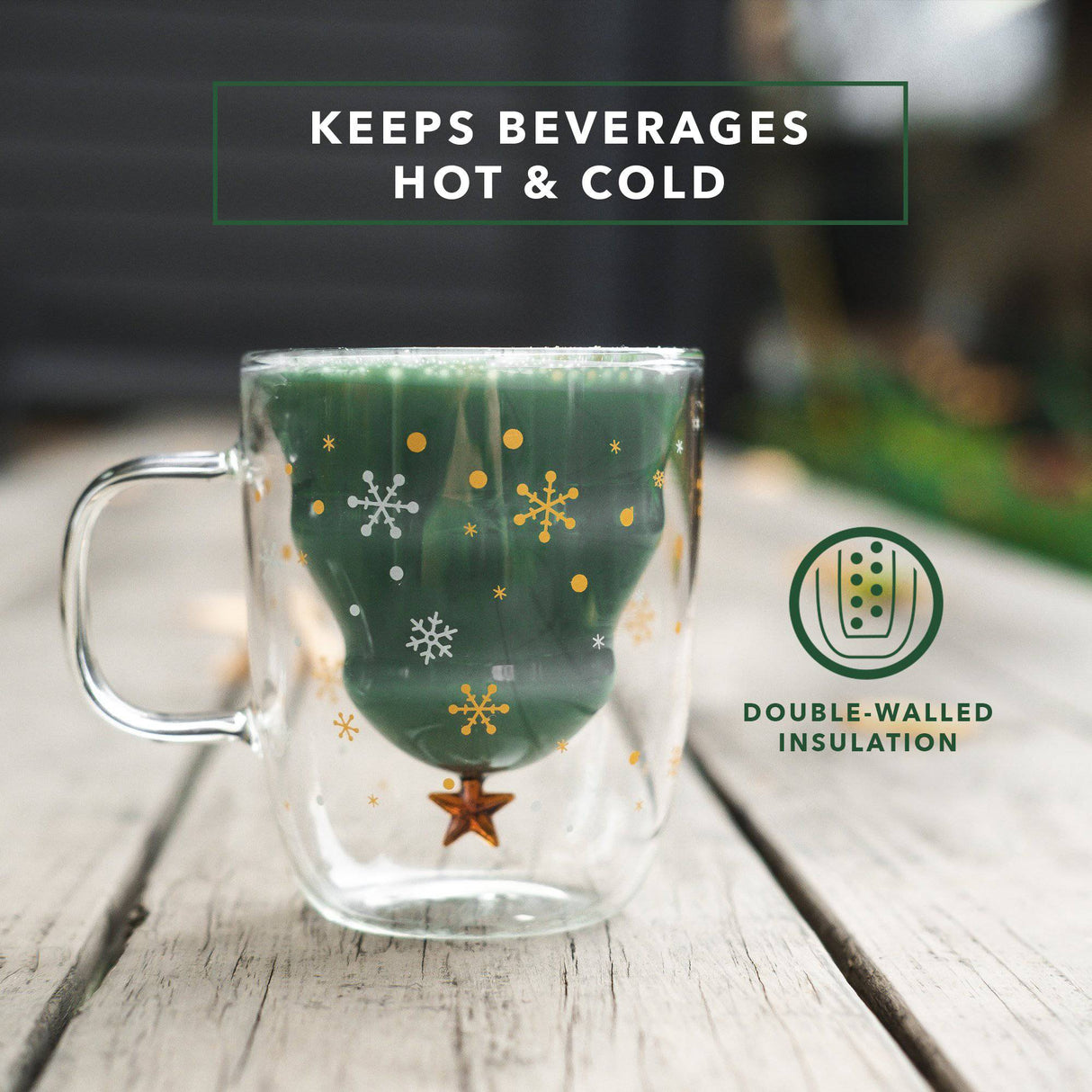Christmas Tree Mugs from Dragon Glassware