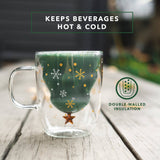 Christmas Tree Mugs from Dragon Glassware