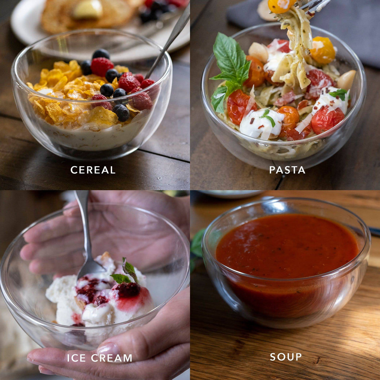 Cereal and Soup Bowls from DRAGON GLASSWARE