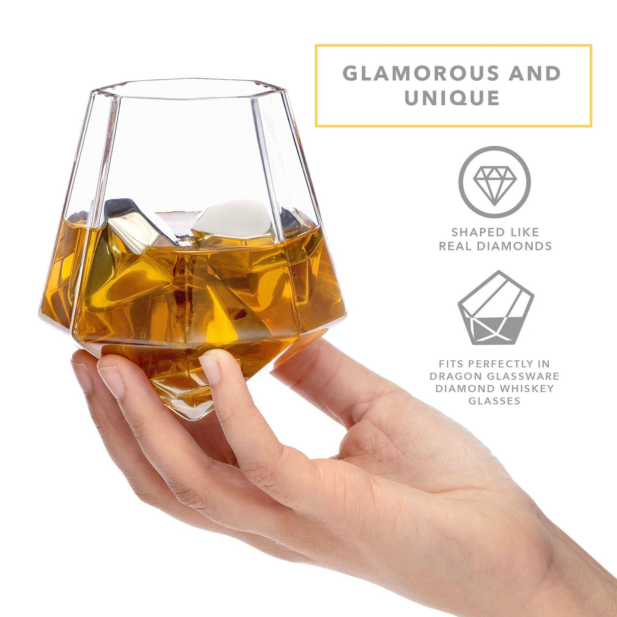 Diamond Chilling Stones from DRAGON GLASSWARE