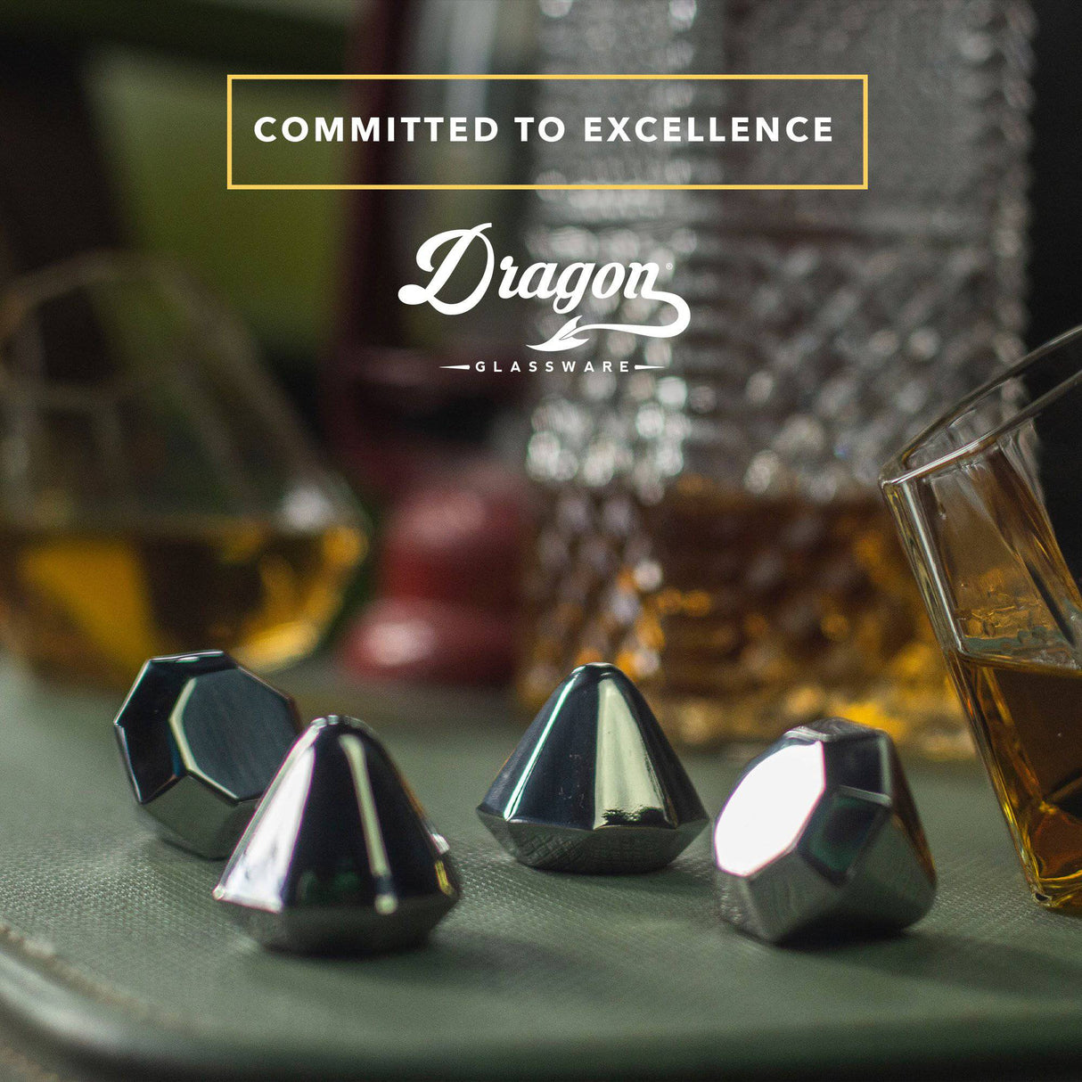 Diamond Chilling Stones from DRAGON GLASSWARE