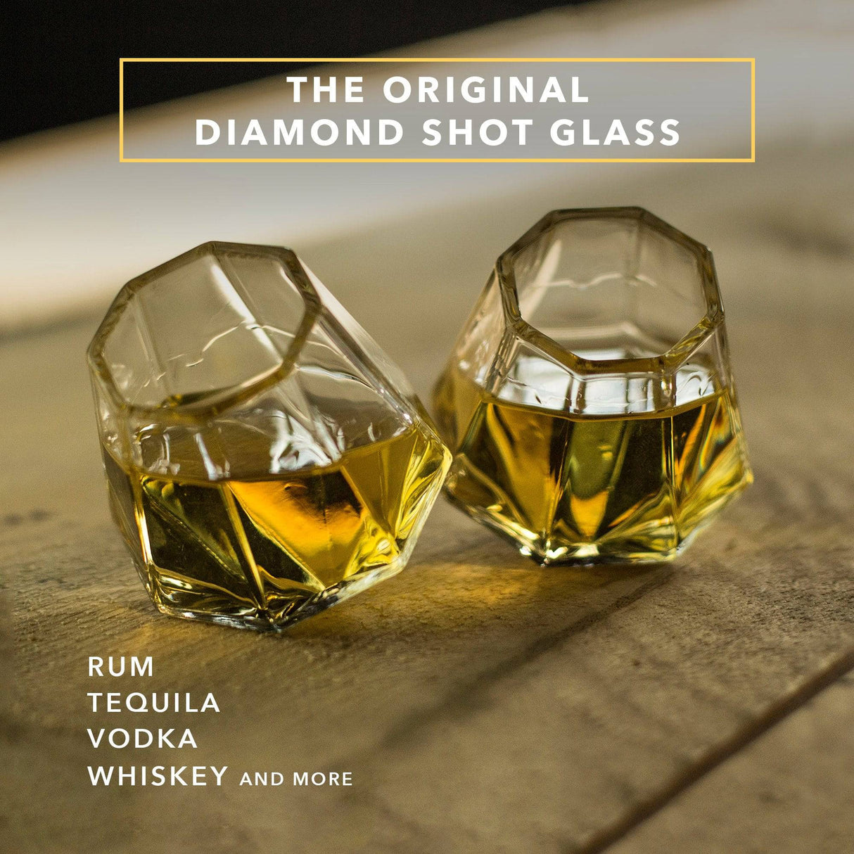 Diamond Shot Glasses from Dragon Glassware